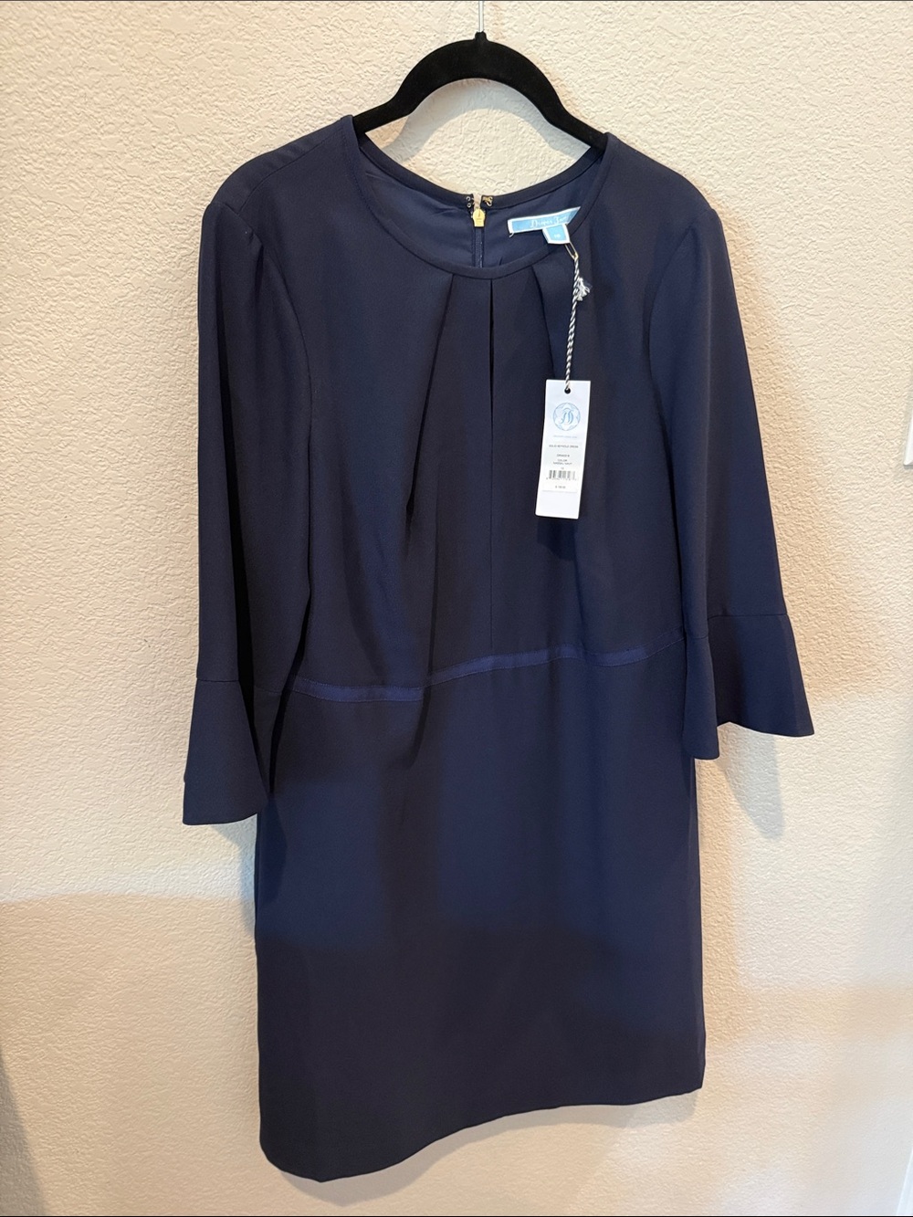Draper James Solid Keyhole Dress